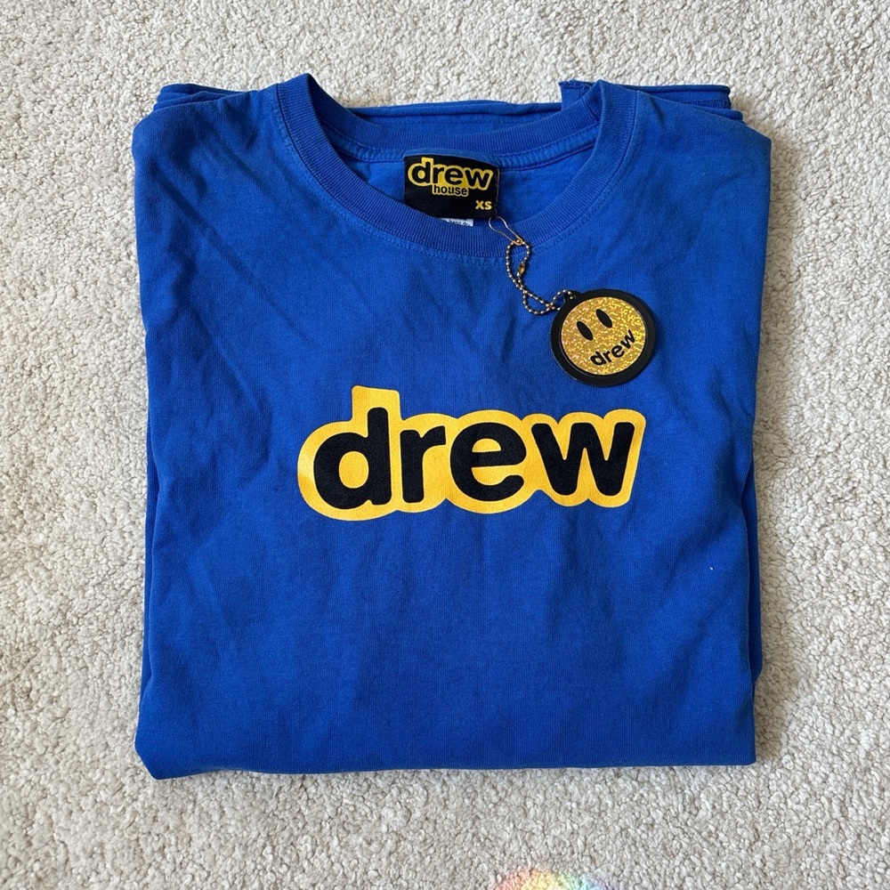Drew House Blue Long Sleeve Tee